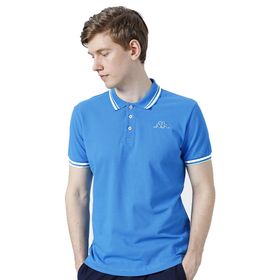 Kappa 351C7MWA2U M Logo Maltax 5 Mss Regular Fit Düz Mavi Erkek Polo T-shirt