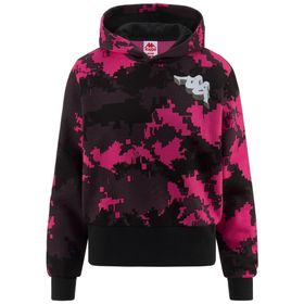 Kappa 351E3FWA23 Authentic Graphik Grace Siyah Kadın Sweatshirt