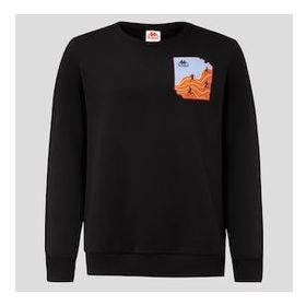 Kappa 361G7PW-005 Authentic Graphic Erkek Siyah Sweatshirt