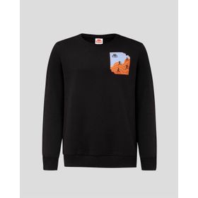 Kappa 361G7PW-005 Authentic Graphic Erkek Siyah Sweatshirt