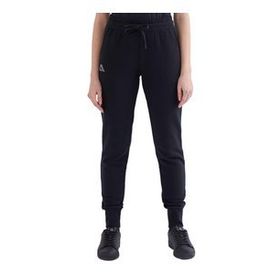 Kappa 371E82W005 W Logo Theek Slim Normal Bel Lastikli Fit Düz Siyah Kadın Eşofman Altı