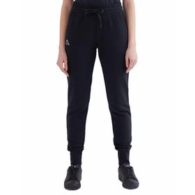 Kappa 371E82W005 W Logo Theek Slim Normal Bel Lastikli Fit Düz Siyah Kadın Eşofman Altı