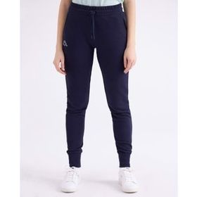 Kappa 371E82W005 W Logo Theek Slim Normal Bel Lastikli Fit Düz Siyah Kadın Eşofman Altı