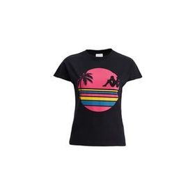 Kappa 371E8CW-A0B1 Siyah Authentic Sand Pakita Kadın T-Shirt