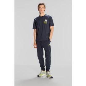 Kappa 371S8IW-XCT Authentic Space Jump Lacivert Yuvarlak Yaka Erkek T-shirt