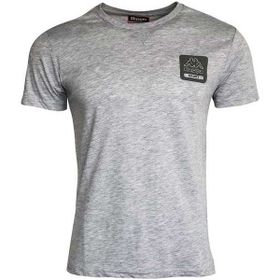 Kappa Baskılı Gri Melanj T-Shirt