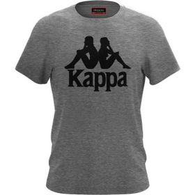 Kappa Baskılı Gri Melanj T-Shirt