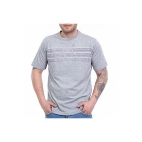 Kappa Baskılı Gri Melanj T-Shirt