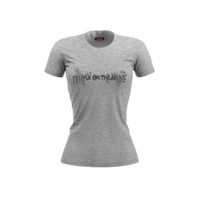 Kappa Baskılı Gri Melanj T-Shirt