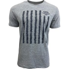 Kappa Baskılı Gri Melanj T-Shirt