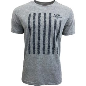 Kappa Baskılı Gri Melanj T-Shirt