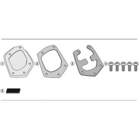 Kappa ES2145K Yamaha Tenere 700 19-20 Yan Ayak Destek Kit