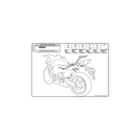 Kappa KZ1102 Honda CBR 600F - Hornet CB 600 11-13 Motosiklet Arka Çanta Taşıyıcı