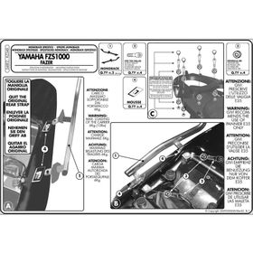 Kappa KZ348 Yamaha FZS 1000 FAZER 01-05 Motosiklet Arka Çanta Taşıyıcı