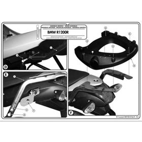Kappa KZ688 BMW R 1200 R 06-10 Motosiklet Arka Çanta Taşıyıcı
