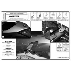 Kappa KZ688 BMW R 1200 R 06-10 Motosiklet Arka Çanta Taşıyıcı