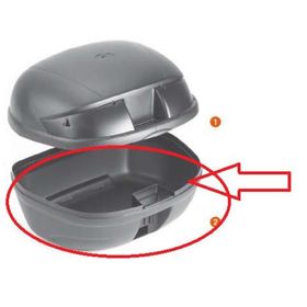 Kappa Z450FNMK K46 Motosiklet Çanta Alt Kabuğu