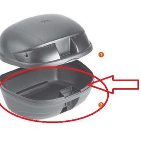 Kappa Z450FNMK K46 Motosiklet Çanta Alt Kabuğu