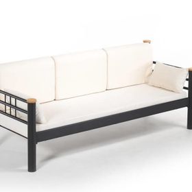 Kappis Dk Siyah 70x200 cm Metal Sofa Sedir