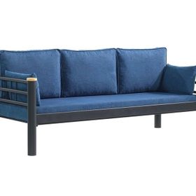 Kappis Dk Siyah 70x200 cm Metal Sofa Sedir