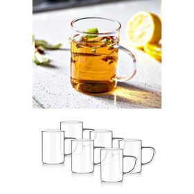 Kapris Borosilikat 6x200 ml Cam Kupa Bardak