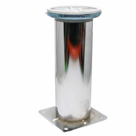 Kapsan 15 cm Krom Metal Tablalı Metal Baza Ayağı