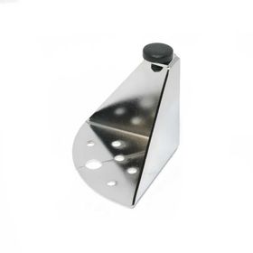 Kapsan 65 mm Krom Üçgen Metal Koltuk Ayağı