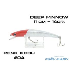 Kaptan 3410 Deeplure Deep Mİnnow 110 mm 14 gr 04 Sahte Balık