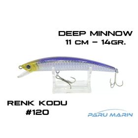Kaptan 3410 Deeplure Deep Mİnnow 110 mm 14 gr 120 Sahte Balık
