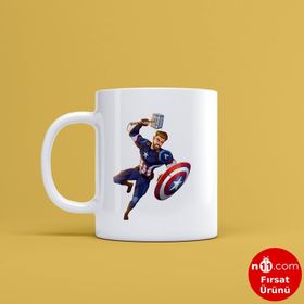 Kaptan Amerika Kupa Bardak