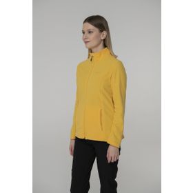 Kar Spor 2as Sarı Peridot Tam Fermuarlı Kadın Polar Sweatshirt
