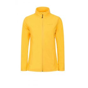 Kar Spor 2as Sarı Peridot Tam Fermuarlı Kadın Polar Sweatshirt