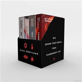 Kara Dörtleme Kutu Set: Biz - Cesur Yeni Dünya - 1984-Fahrenheit 451