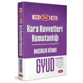 Kara Kuvvetleri Komutanlığı Gyud Hazırlık Kitabı - Data Yayınları