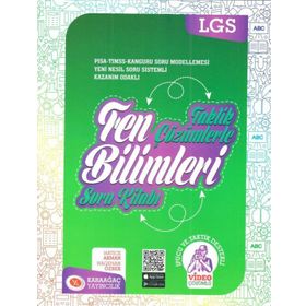Karaağaç Yayınları LGS Fen Bilimleri Taktik Çözümlerle Soru Kitabı