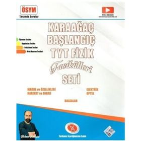 Karaağaç Yayınları TYT Fizik Fasikülleri Seti