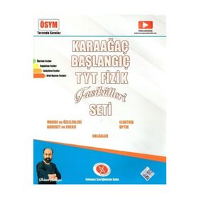 Karaağaç Yayınları TYT Fizik Fasikülleri Seti
