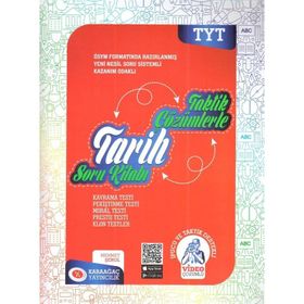 Karaağaç Yayınları TYT Tarih Taktik Çözümlerle Soru Kitabı