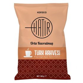 Karaca 100 gr Hatır Orta Kavrulmuş Bol Köpüklü Türk Kahvesi
