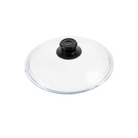 Karaca 10018 18 cm Granit ve Çelik Tencere İçin Cam Kapak ve Kulp