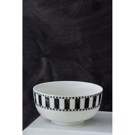 Karaca 14 cm Damalı Noodle Porselen Kase