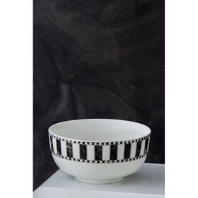 Karaca 14 cm Damalı Noodle Porselen Kase