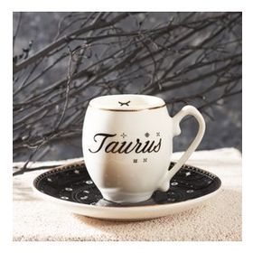 Karaca 153.03.06.6901 Boğa Burcu 90 ml Tek Kişilik Kahve Fincanı