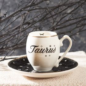 Karaca 153.03.06.6901 Boğa Burcu 90 ml Tek Kişilik Kahve Fincanı