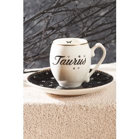 Karaca 153.03.06.6901 Boğa Burcu 90 ml Tek Kişilik Kahve Fincanı