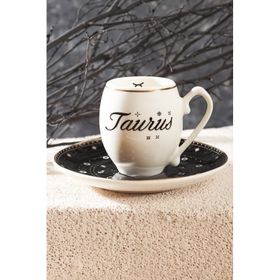 Karaca 153.03.06.6901 Boğa Burcu 90 ml Tek Kişilik Kahve Fincanı