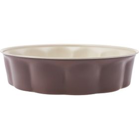 Karaca 153.03.06.7569 26 cm Chocolate Cream Yuvarlak Karbon Çelik Tepsi
