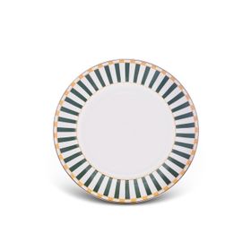 Karaca 19 cm Yeşil Linea New Year Yeniyıl Pasta Tabağı
