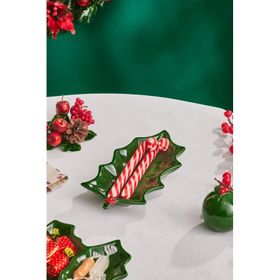 Karaca 22 cm New Year Yılbaşı Kokina Kayık Tabak