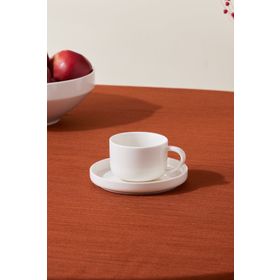 Karaca 220 ml Stream Basic Line Çay Fincanı ve Tabağı